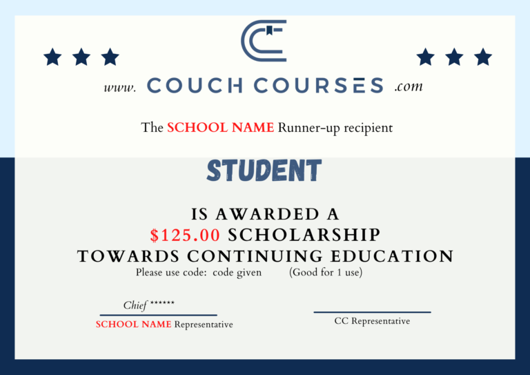 Scholarship Runner-up Award Blog Image